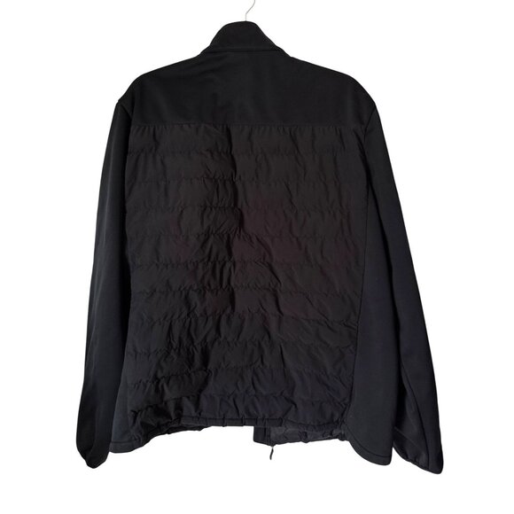 32 Degrees Mens XL Black Quilted Jacket With Zippered Pockets Insulated Warm Pol - Picture 3 of 8